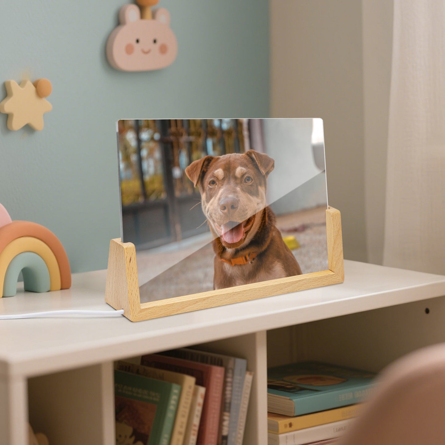 1356. U - shaped Luminous Photo Frame - SixCat