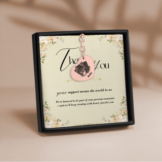 Heart Keychain - SixCat