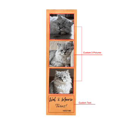 Creative Wooden Photo Frame - SixCat