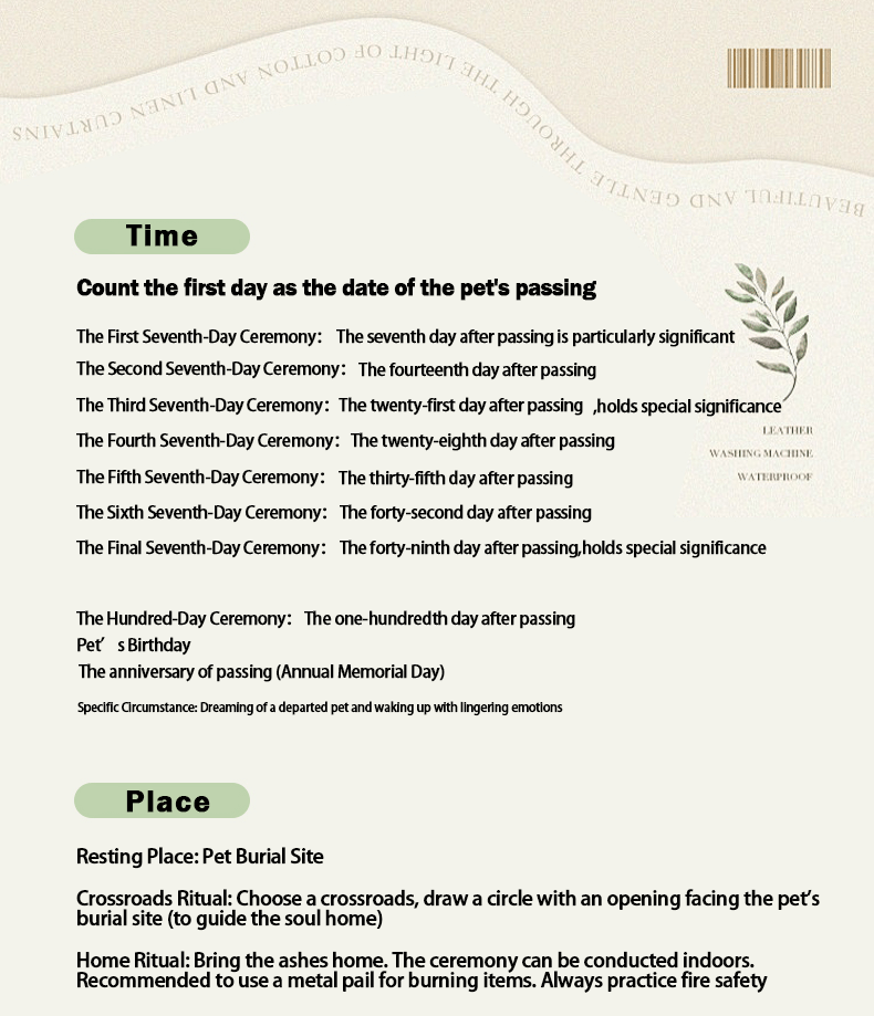 Pet Memorial & Funeral Supplies Collection - SixCat