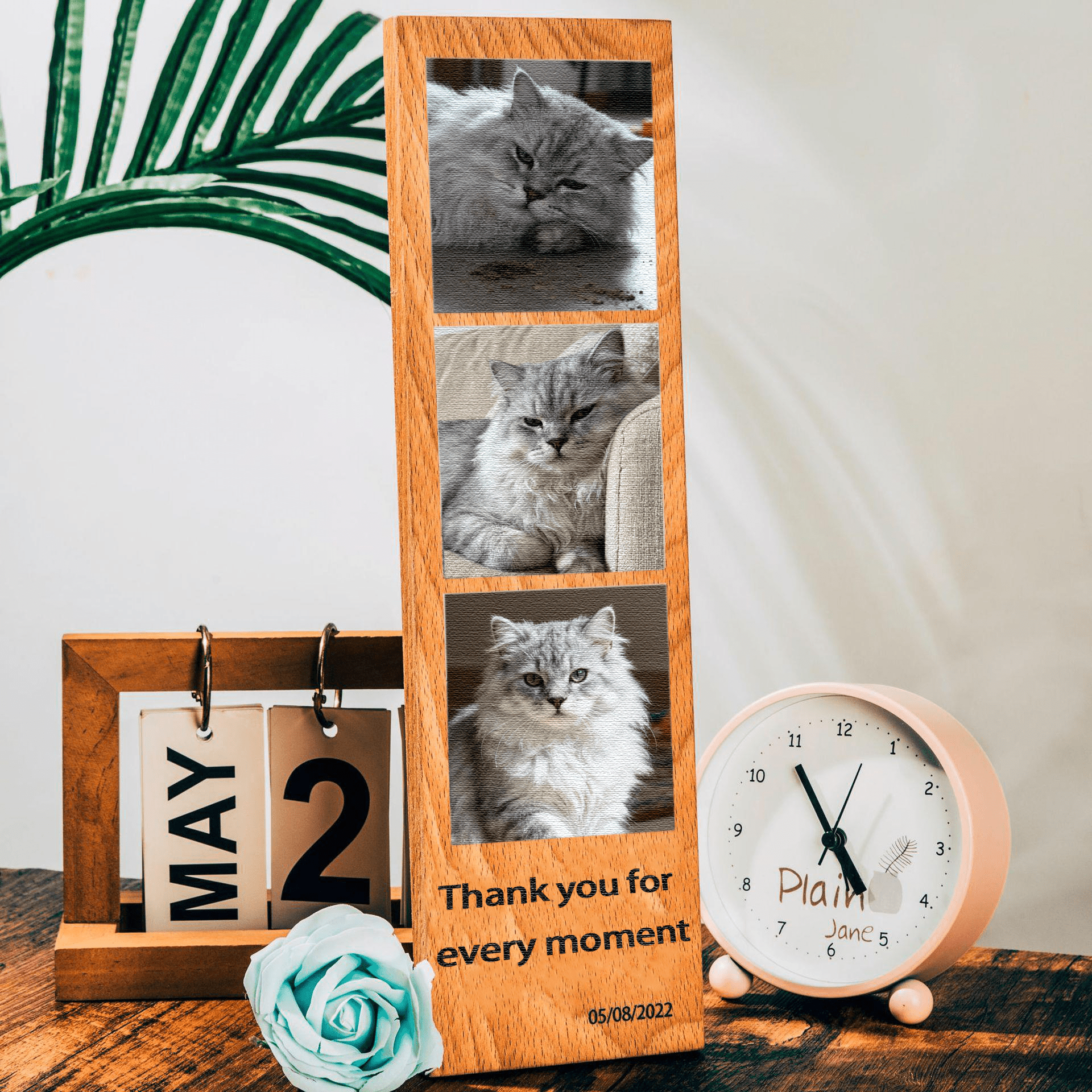 Creative Wooden Photo Frame - SixCat