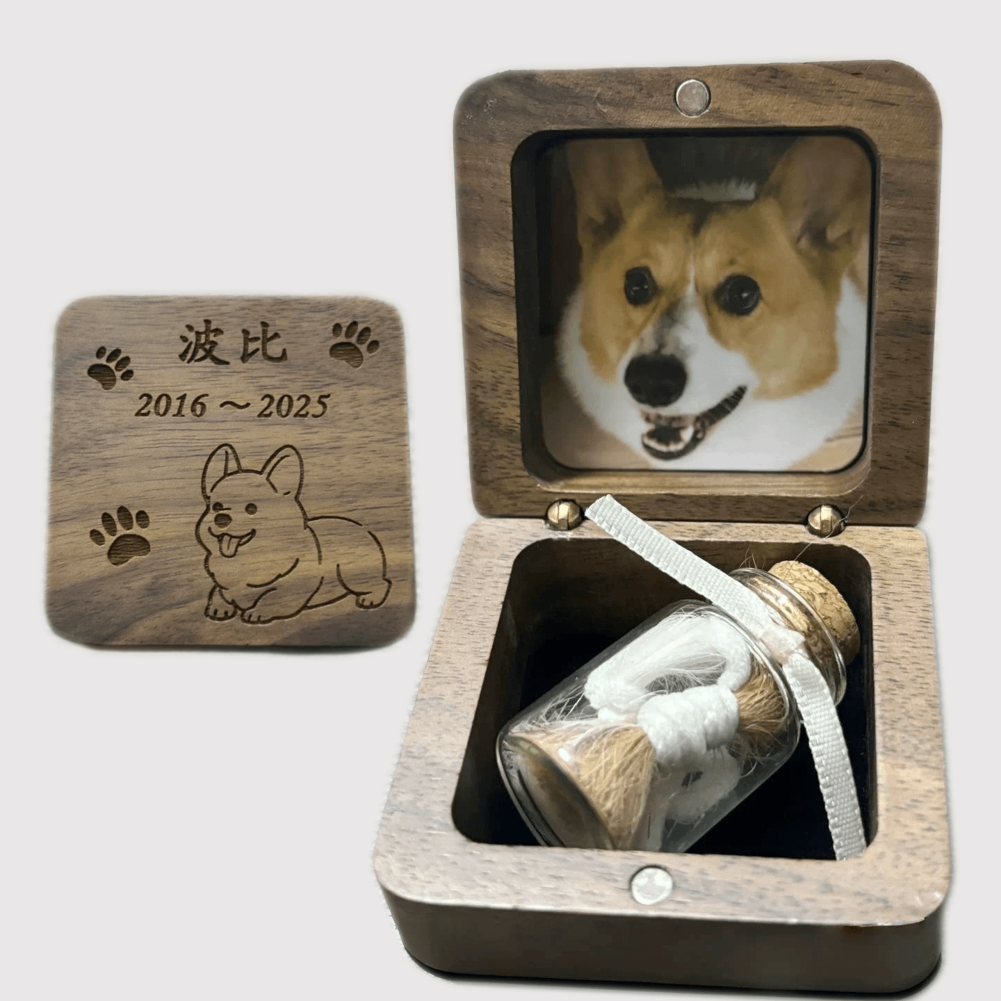 Pet Hair Memorial Box - SixCat
