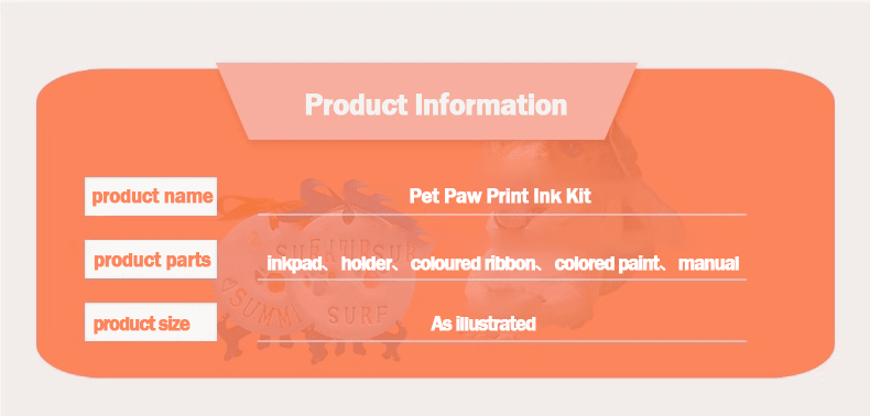 Pet Paw Print Commemorative Inkpad - SixCat