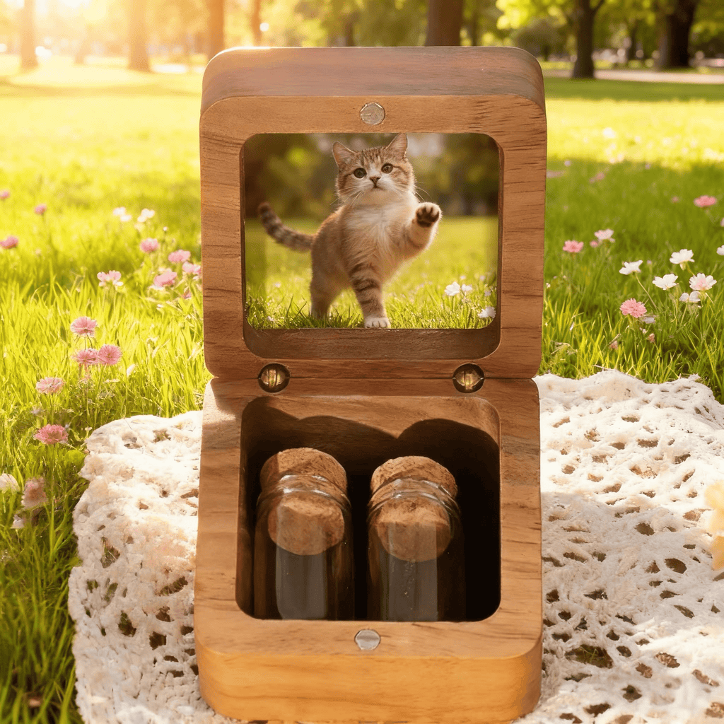 Pet Hair Memorial Box - SixCat