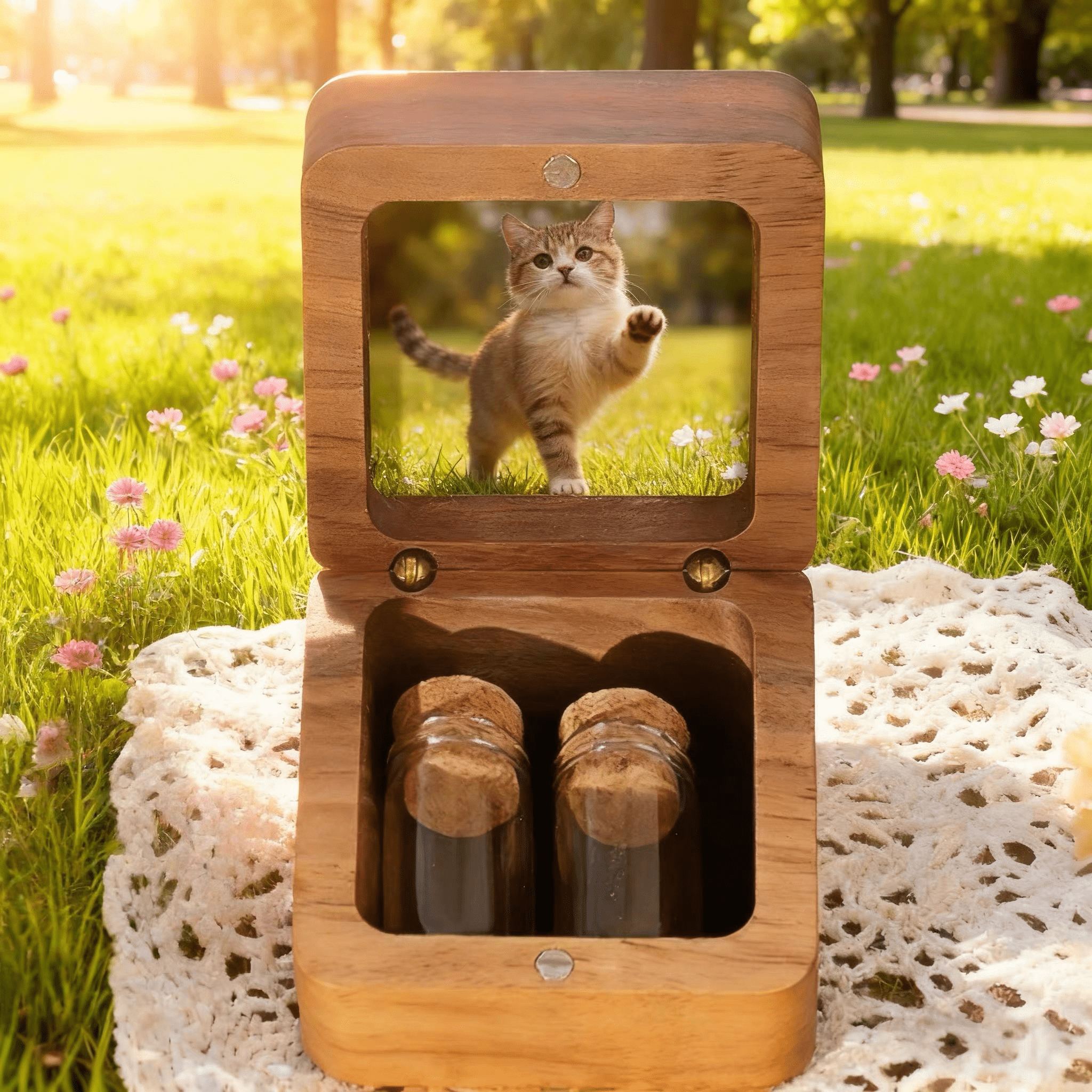 Pet Hair Memorial Box - SixCat