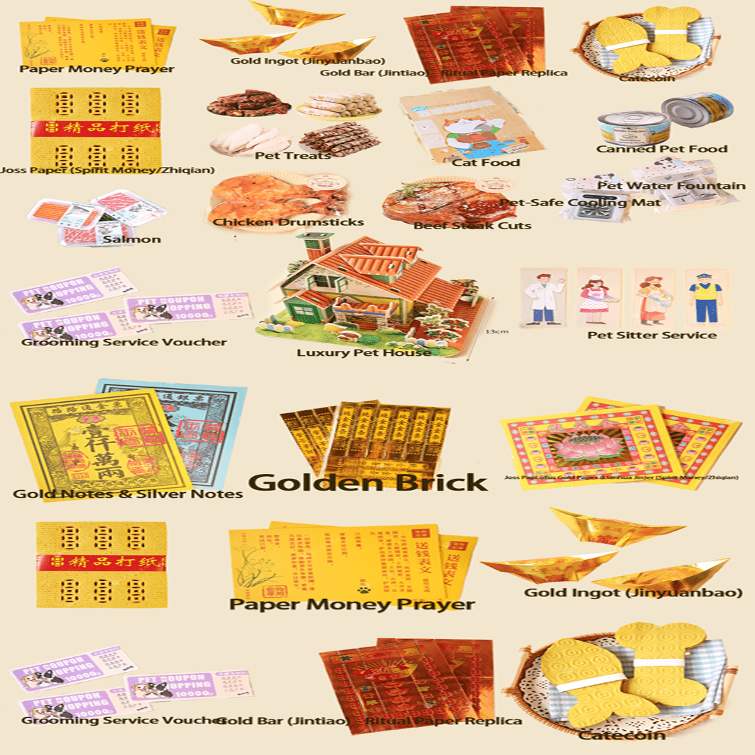 Pet Memorial & Funeral Supplies Collection - SixCat