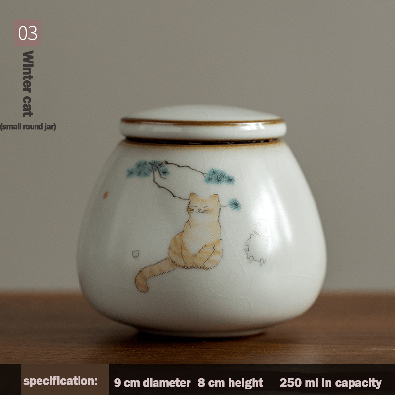 Pet Memorial Jar - Urn - SixCat