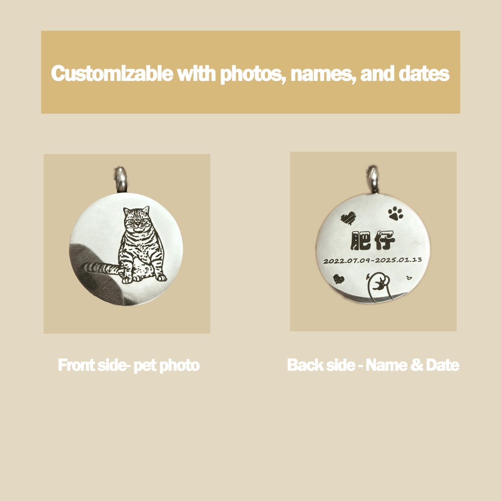 Pet Hair Memorial Pendant - SixCat