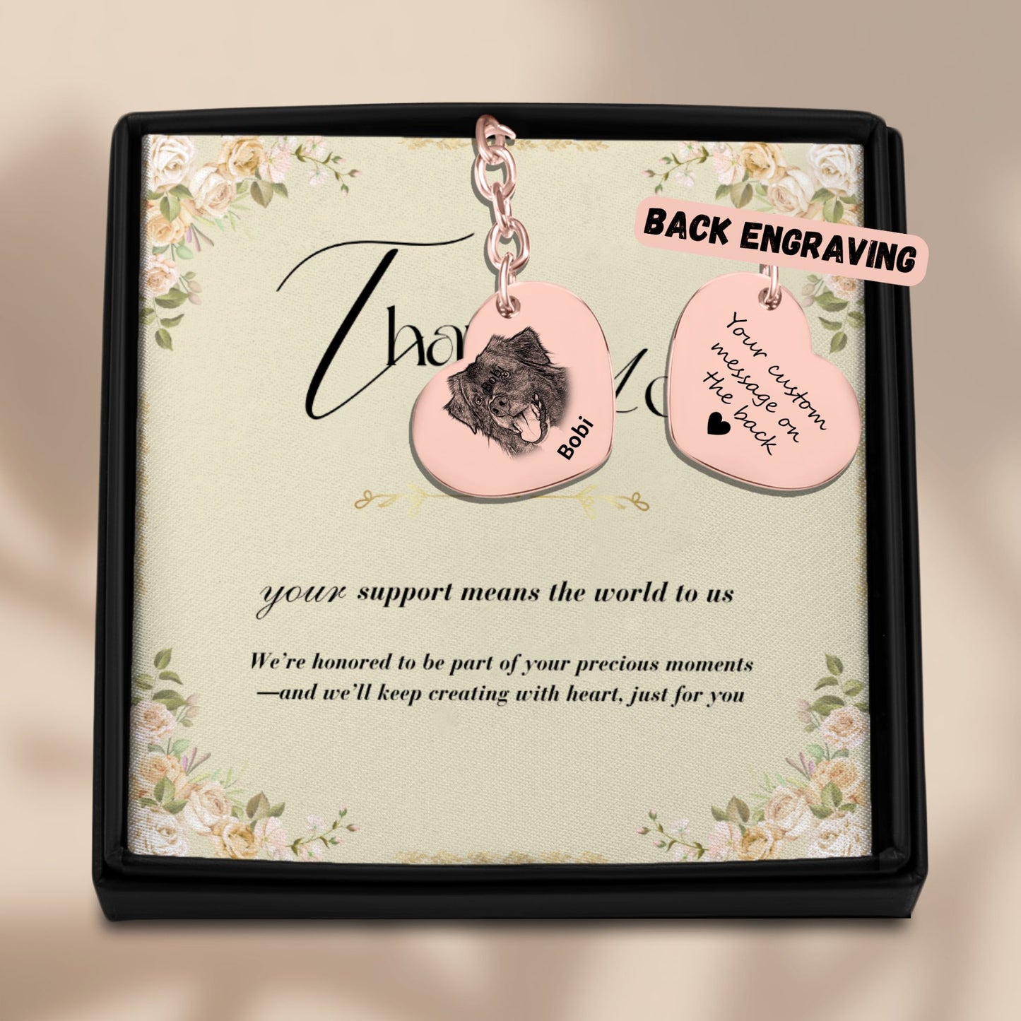 Heart Keychain - SixCat