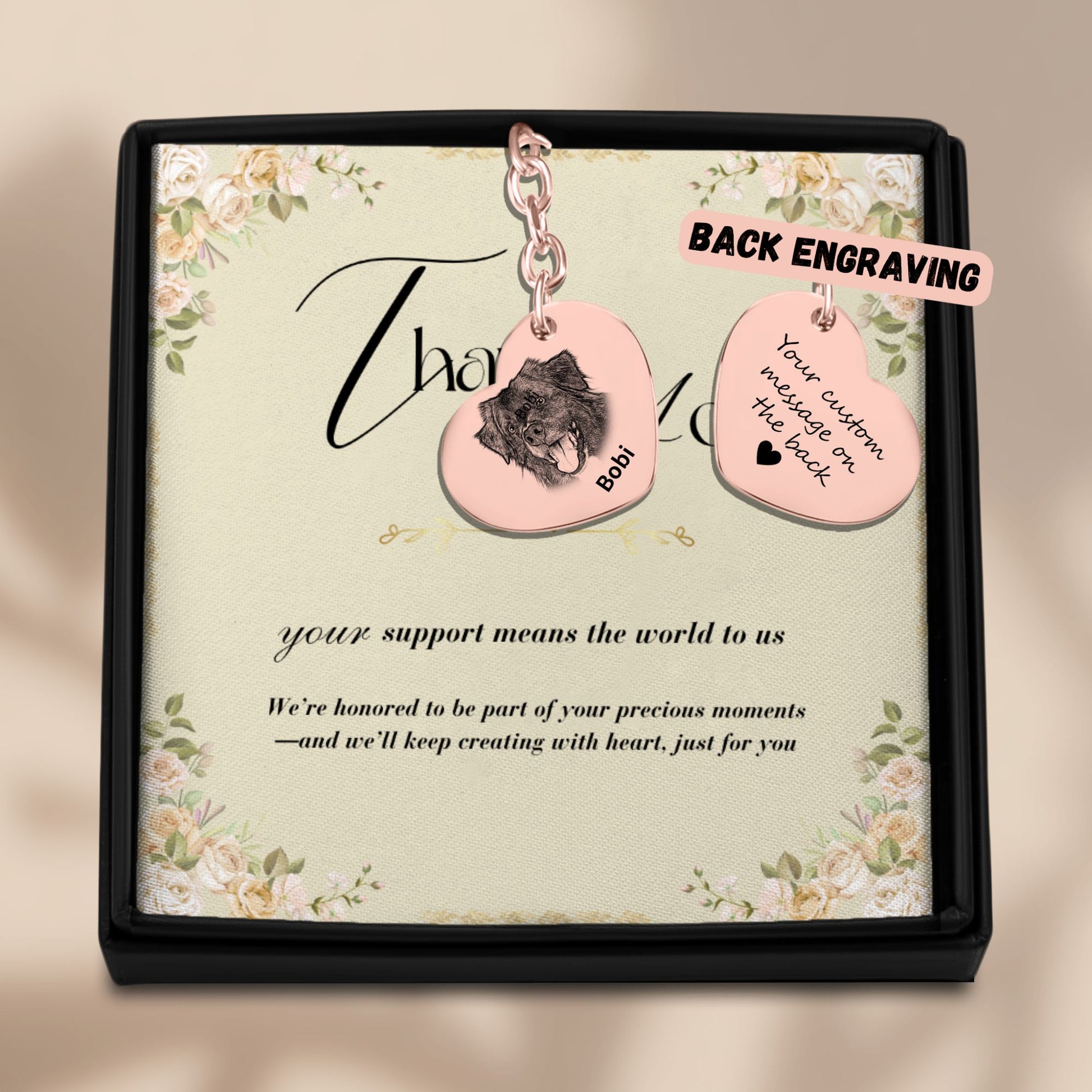 Heart Keychain - SixCat