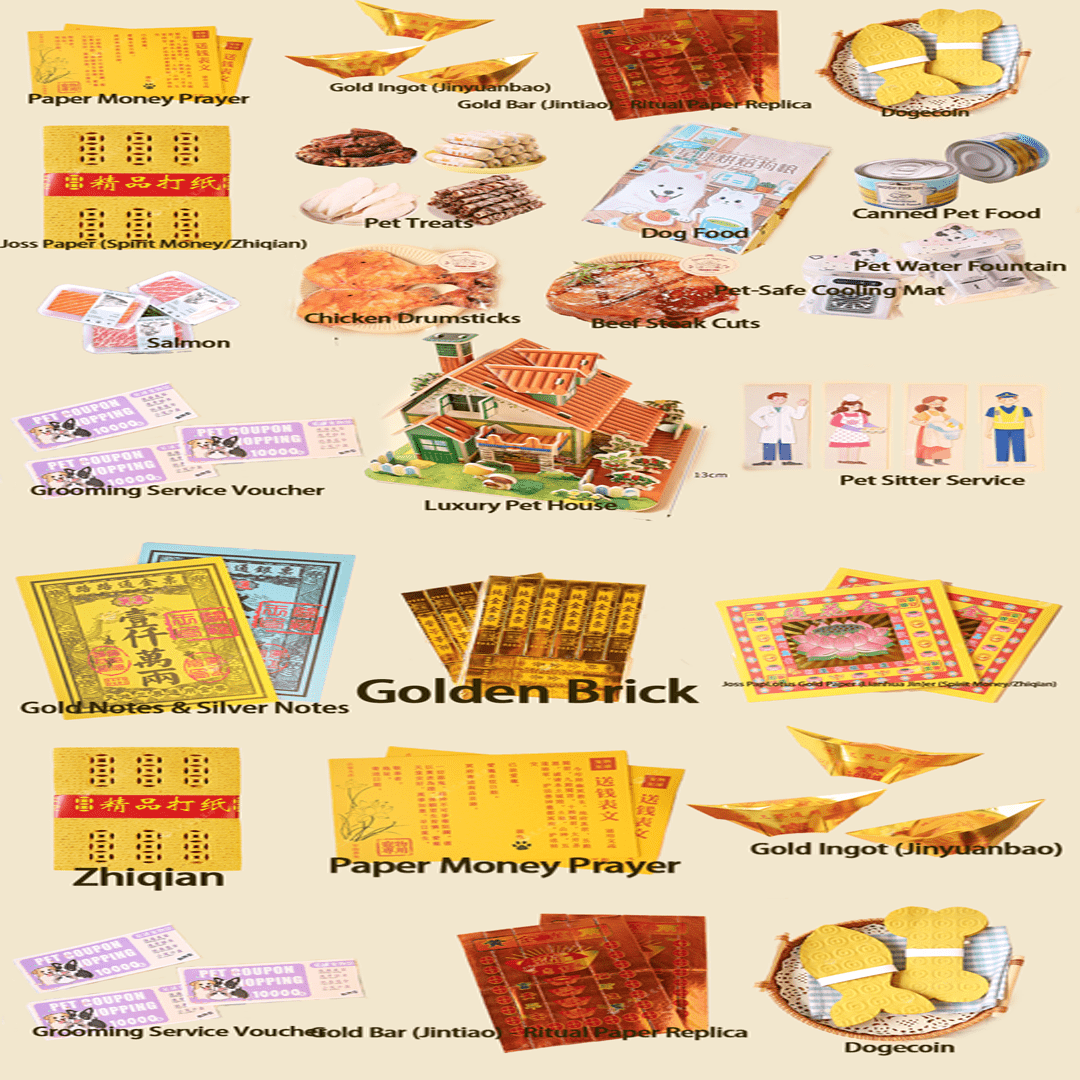 Pet Memorial & Funeral Supplies Collection - SixCat