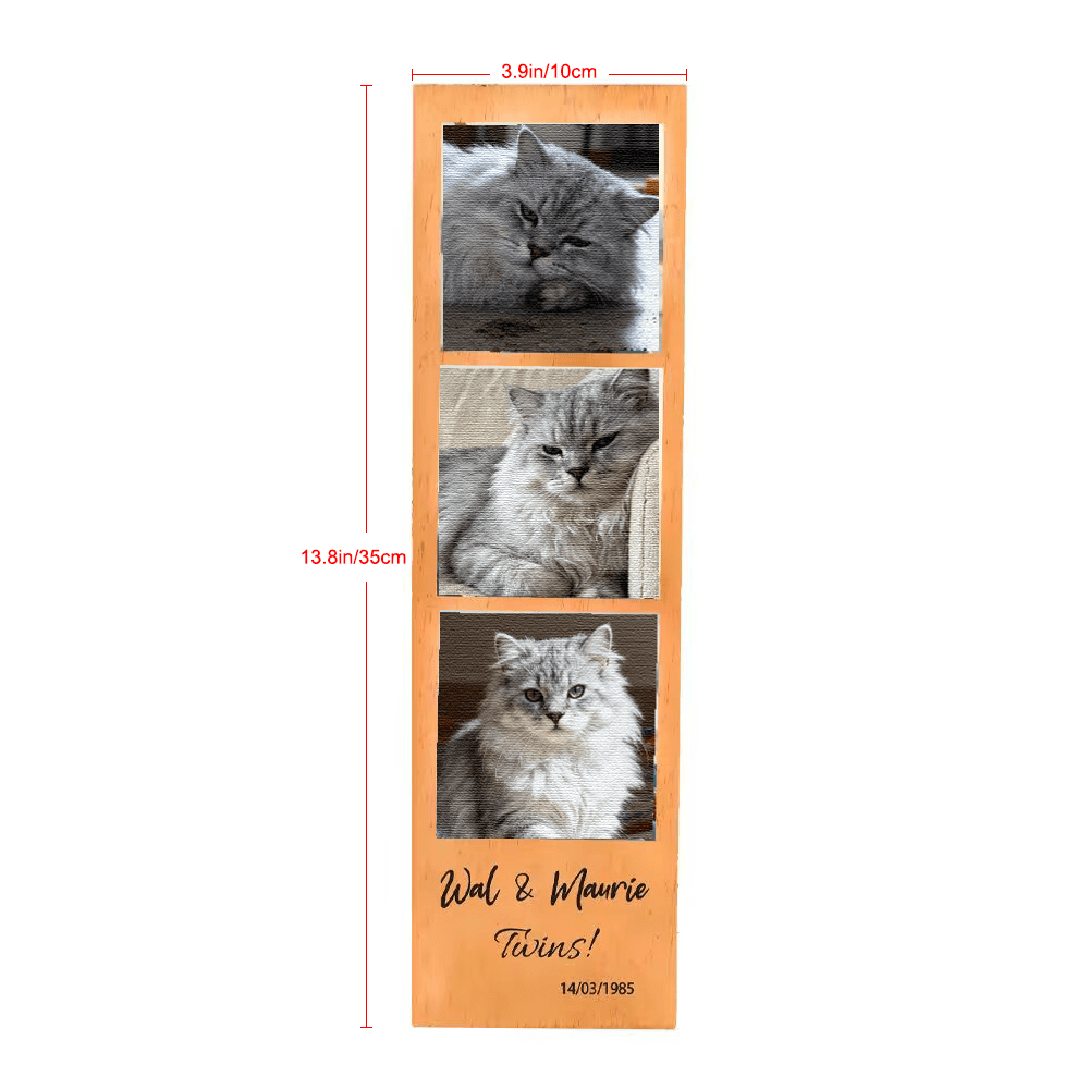 Creative Wooden Photo Frame - SixCat
