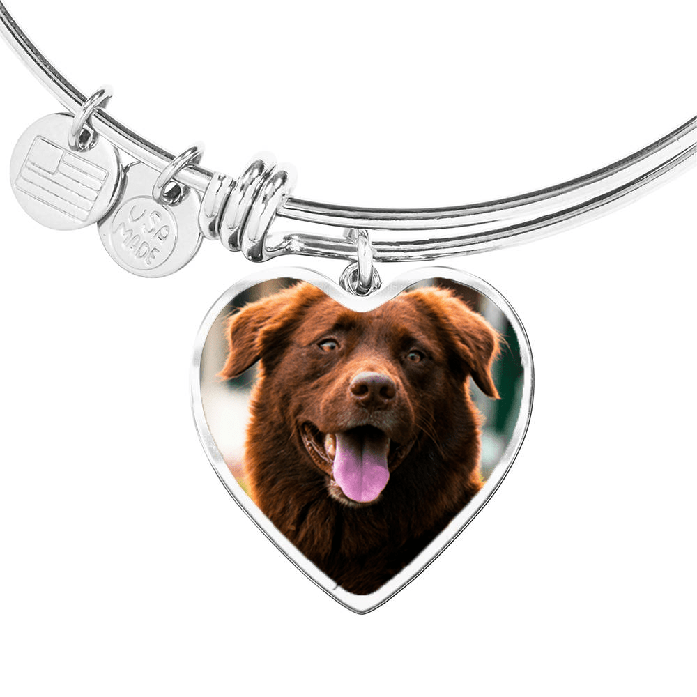 Custom Photo Heart Bracelet - SixCat