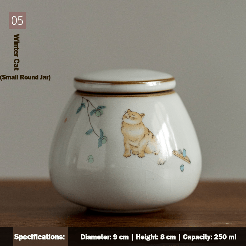 Pet Memorial Jar - Urn - SixCat
