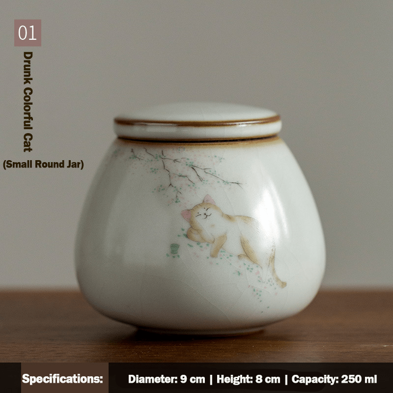 Pet Memorial Jar - Urn - SixCat