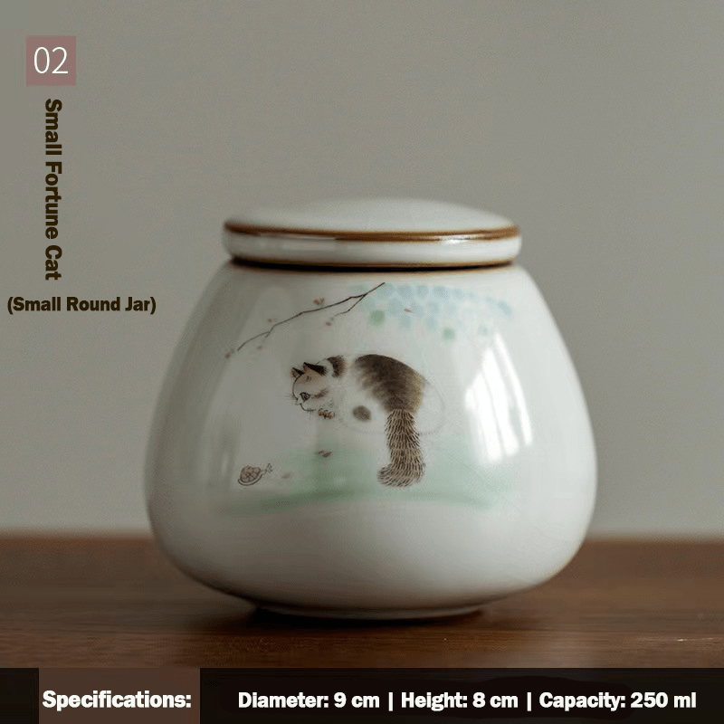 Pet Memorial Jar - Urn - SixCat