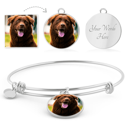 Custom Photo Round Bracelet - SixCat