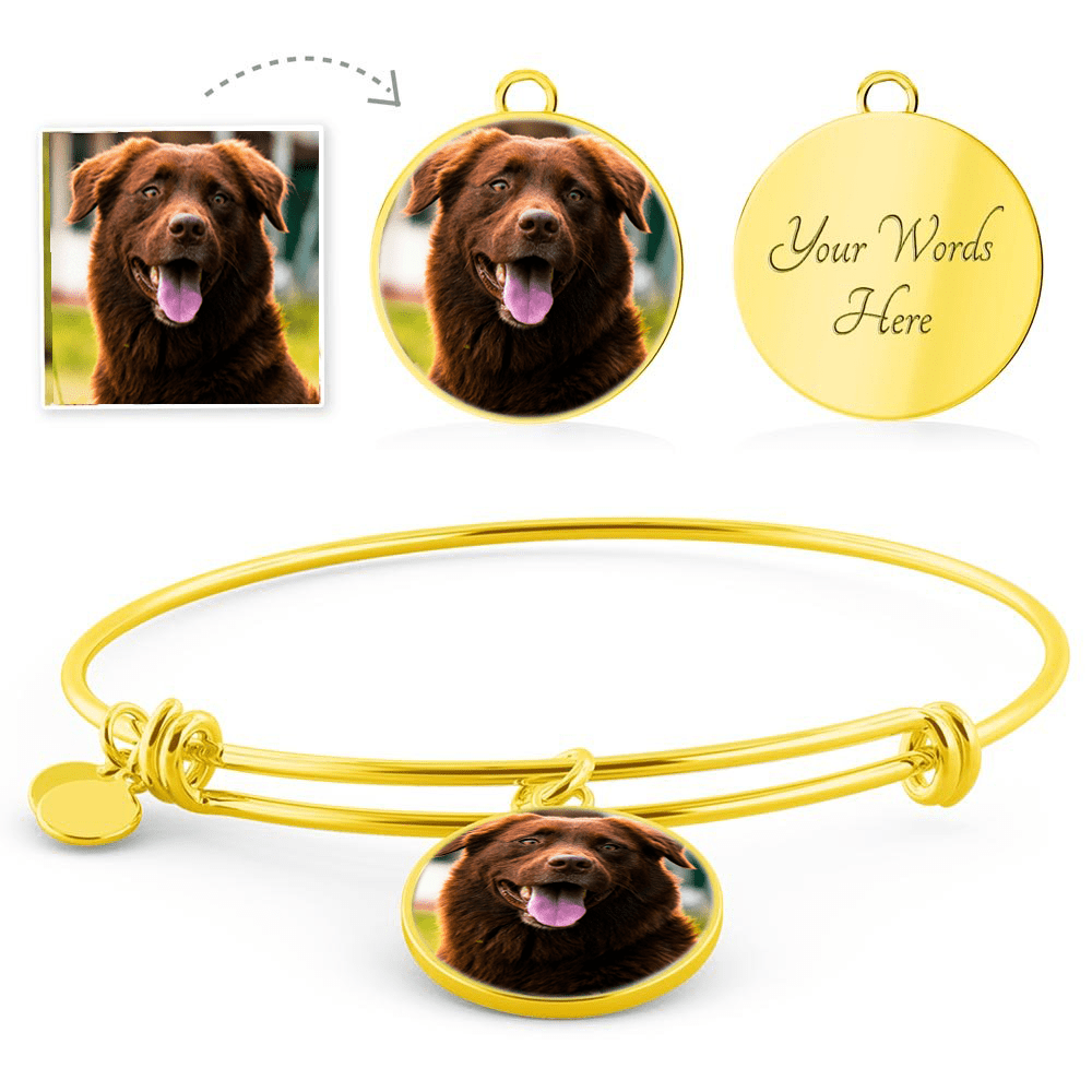 Custom Photo Round Bracelet - SixCat